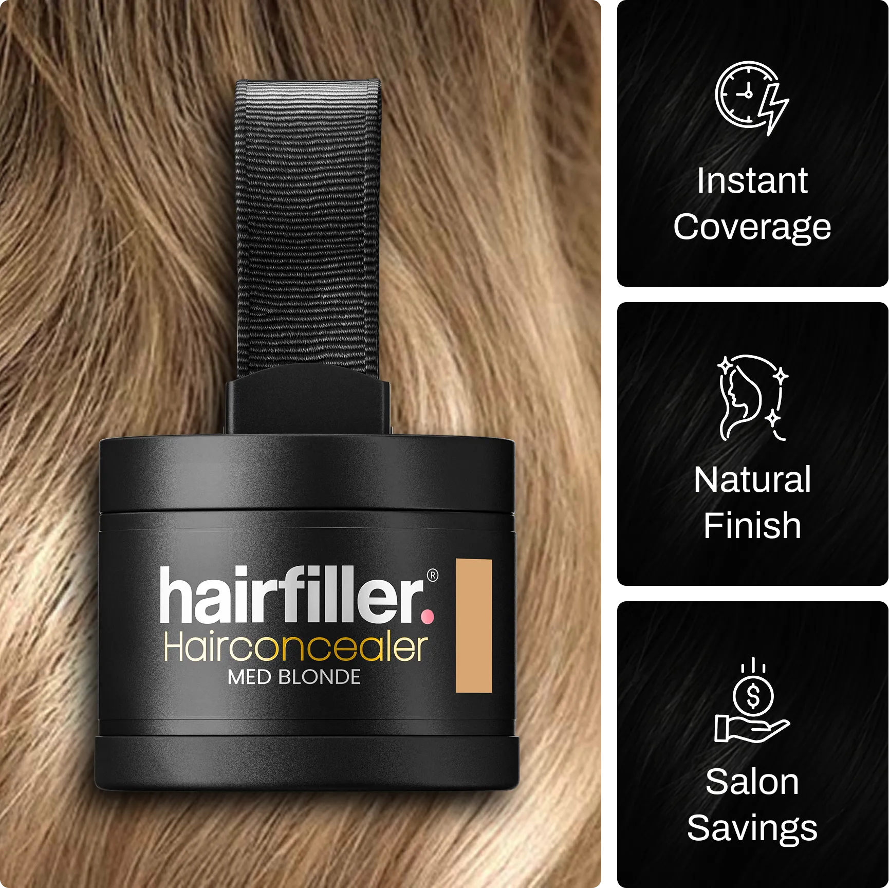 HairFiller Grå Täckning